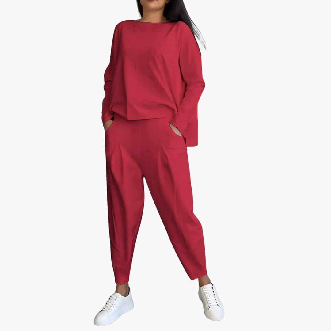 Stylish Comfortable Two-Piece Set for Women - WardrobeVogue