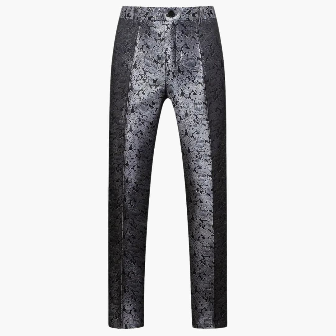 3-Piece Slim Fit Suit - Elegant Wedding Guest Look for Men