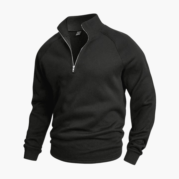Casual Half-Zip Sweater - WardrobeVogue