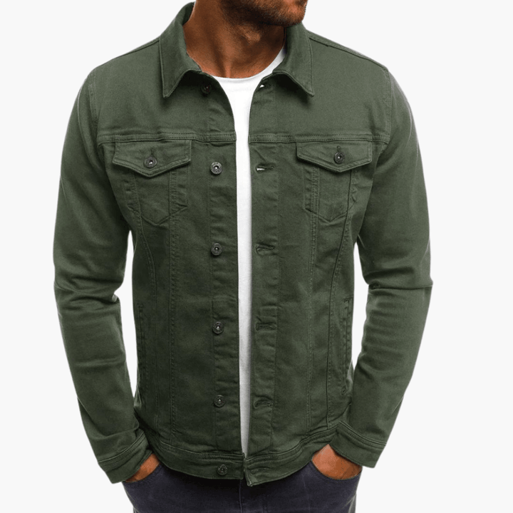 Classic Button Down Jacket for Men - WardrobeVogue