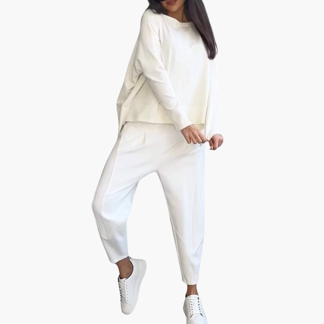 Stylish Comfortable Two-Piece Set for Women - WardrobeVogue