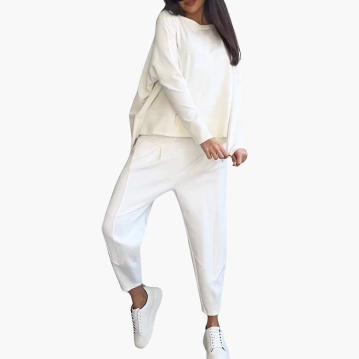 Stylish Comfortable Two-Piece Set for Women - WardrobeVogue