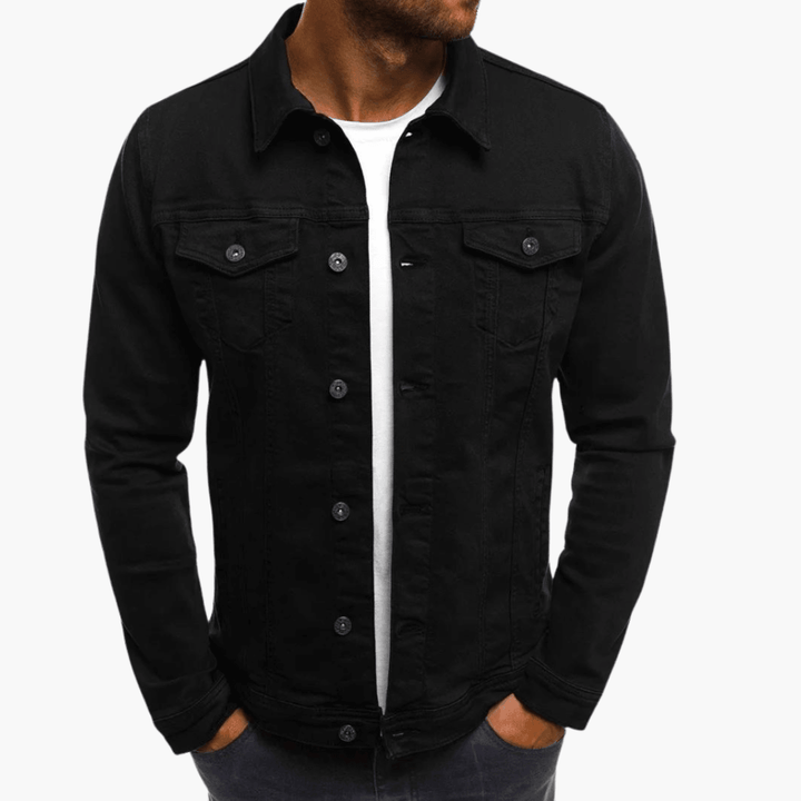 Classic Button Down Jacket for Men - WardrobeVogue