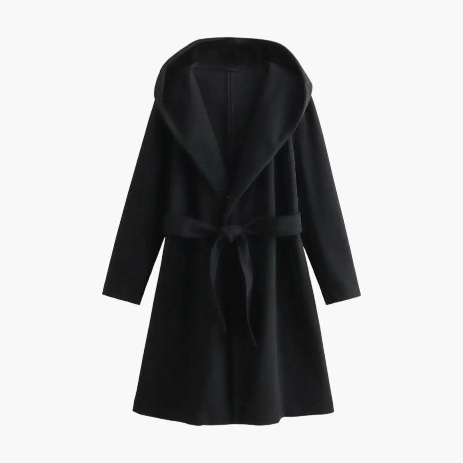 Classic Hooded Trench Coat for Women - WardrobeVogue