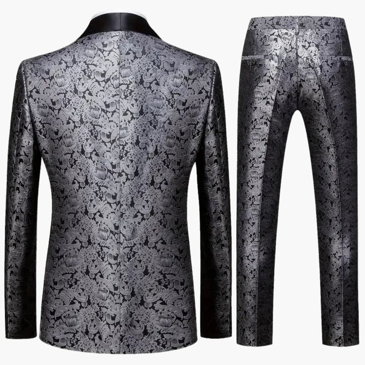 3-Piece Slim Fit Suit - Elegant Wedding Guest Look for Men