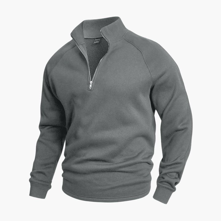 Casual Half-Zip Sweater - WardrobeVogue