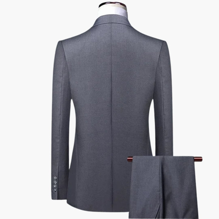Slim Fit 3-Piece Suit for Men - Ideal Wedding Guest Attire
