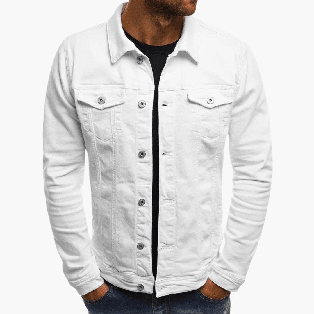 Classic Button Down Jacket for Men - WardrobeVogue