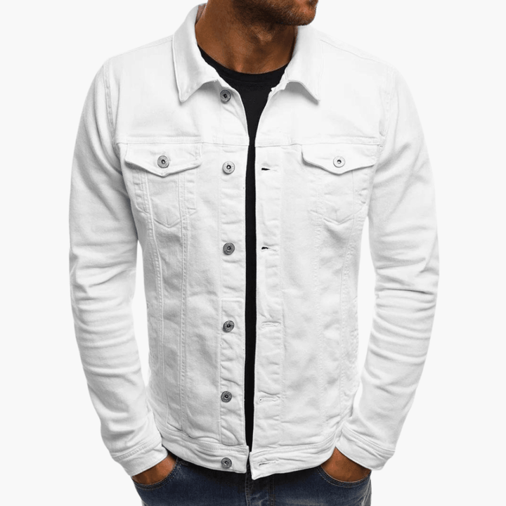 Classic Button Down Jacket for Men - WardrobeVogue