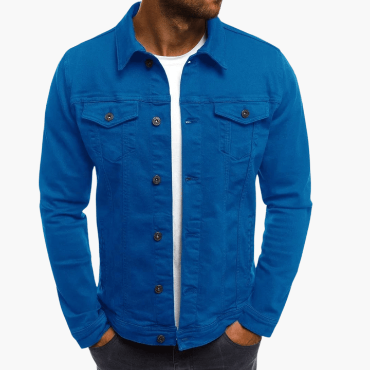 Classic Button Down Jacket for Men - WardrobeVogue