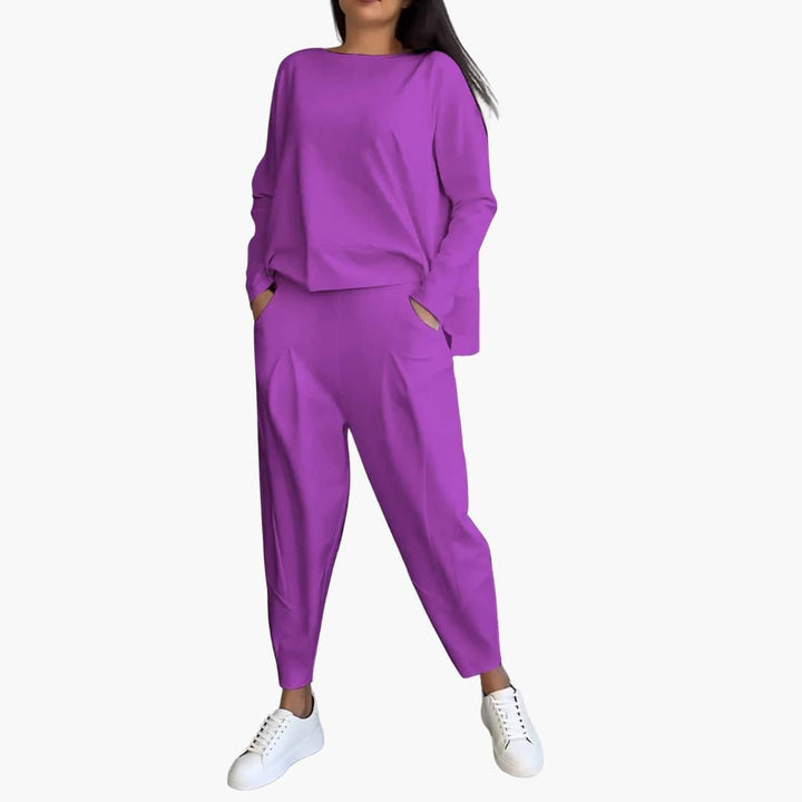 Stylish Comfortable Two-Piece Set for Women - WardrobeVogue