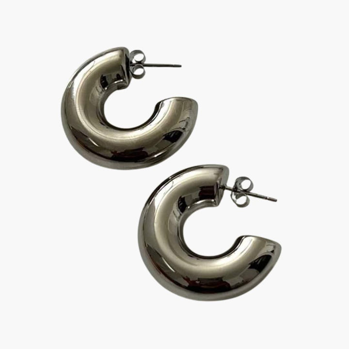 Bold Gold Chunky Hoops for Women - WardrobeVogue