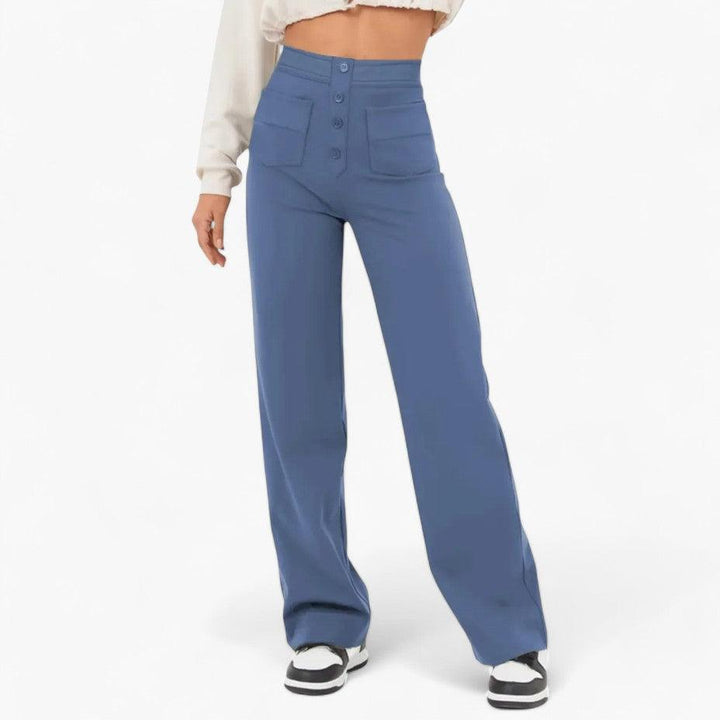 Comfortable and Shaping Elastic Pants for Women - WardrobeVogue