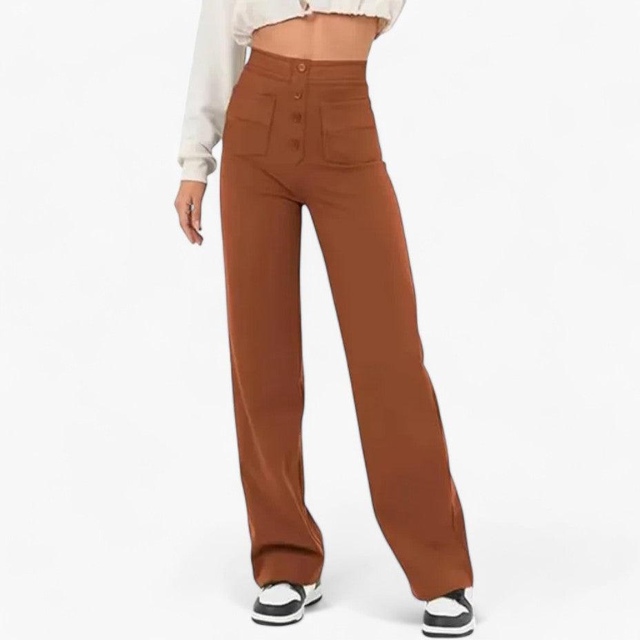 Comfortable and Shaping Elastic Pants for Women - WardrobeVogue