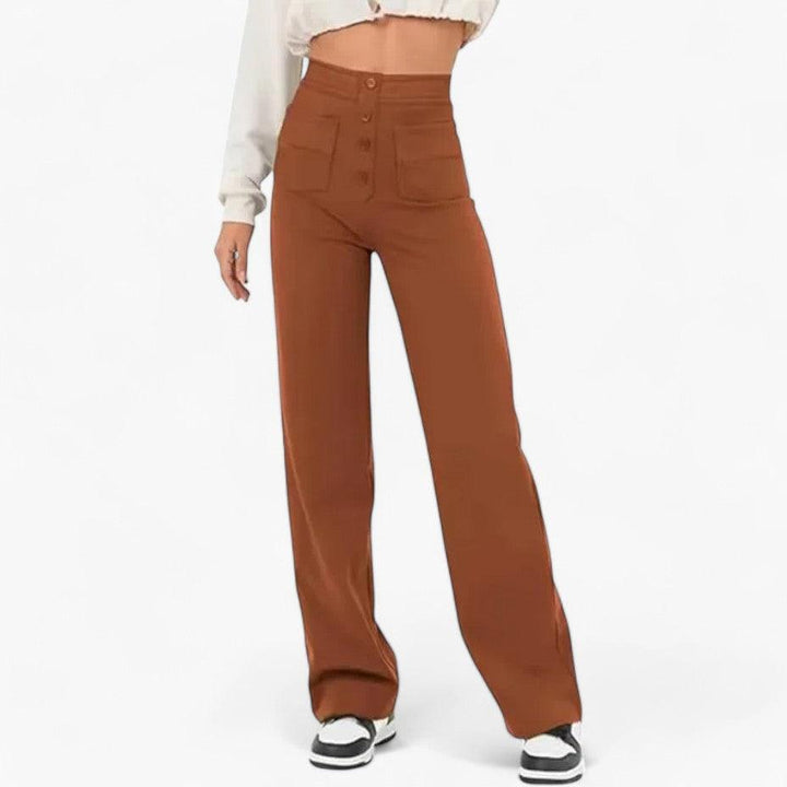 Comfortable and Shaping Elastic Pants for Women - WardrobeVogue