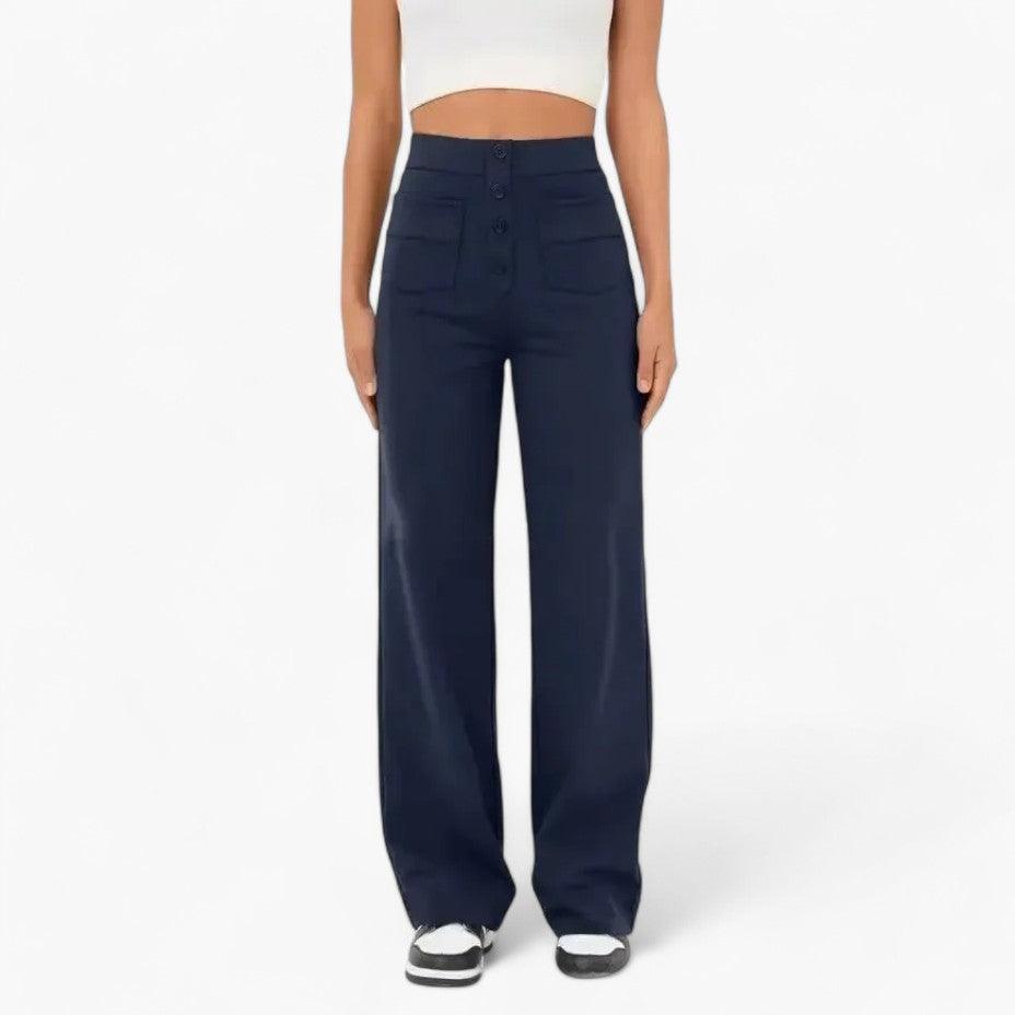 Comfortable and Shaping Elastic Pants for Women - WardrobeVogue