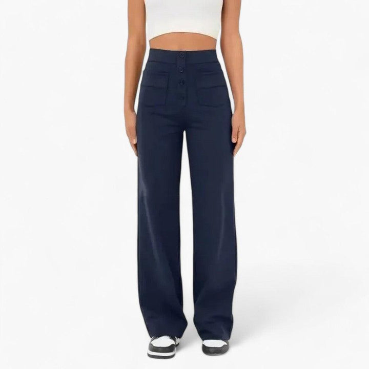 Comfortable and Shaping Elastic Pants for Women - WardrobeVogue