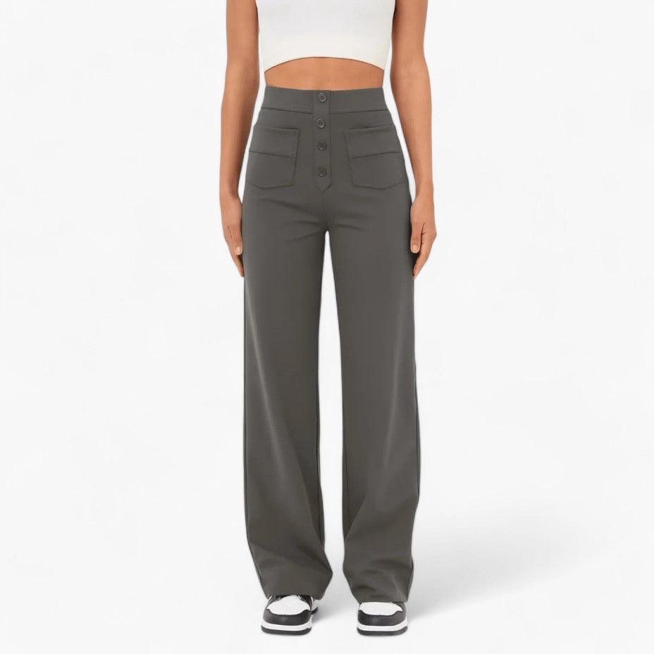 Comfortable and Shaping Elastic Pants for Women - WardrobeVogue