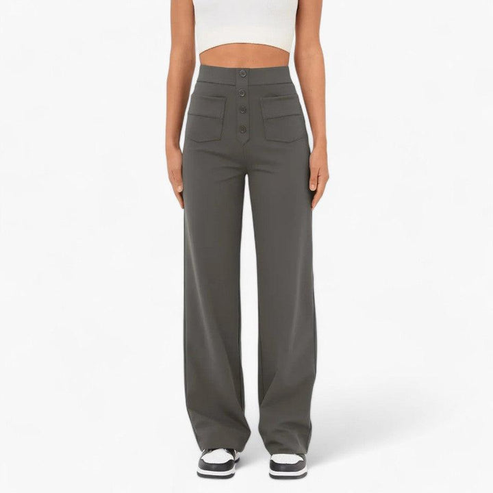 Comfortable and Shaping Elastic Pants for Women - WardrobeVogue