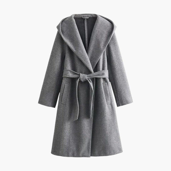 Classic Hooded Trench Coat for Women - WardrobeVogue