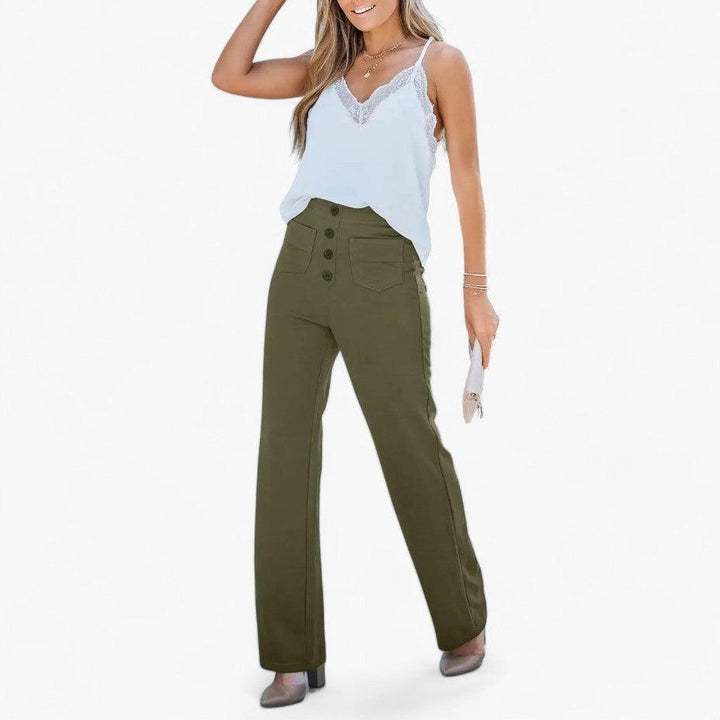 Comfortable and Shaping Elastic Pants for Women - WardrobeVogue