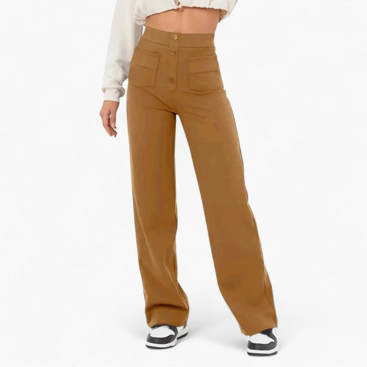 Comfortable and Shaping Elastic Pants for Women - WardrobeVogue