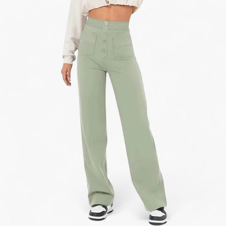 Comfortable and Shaping Elastic Pants for Women - WardrobeVogue