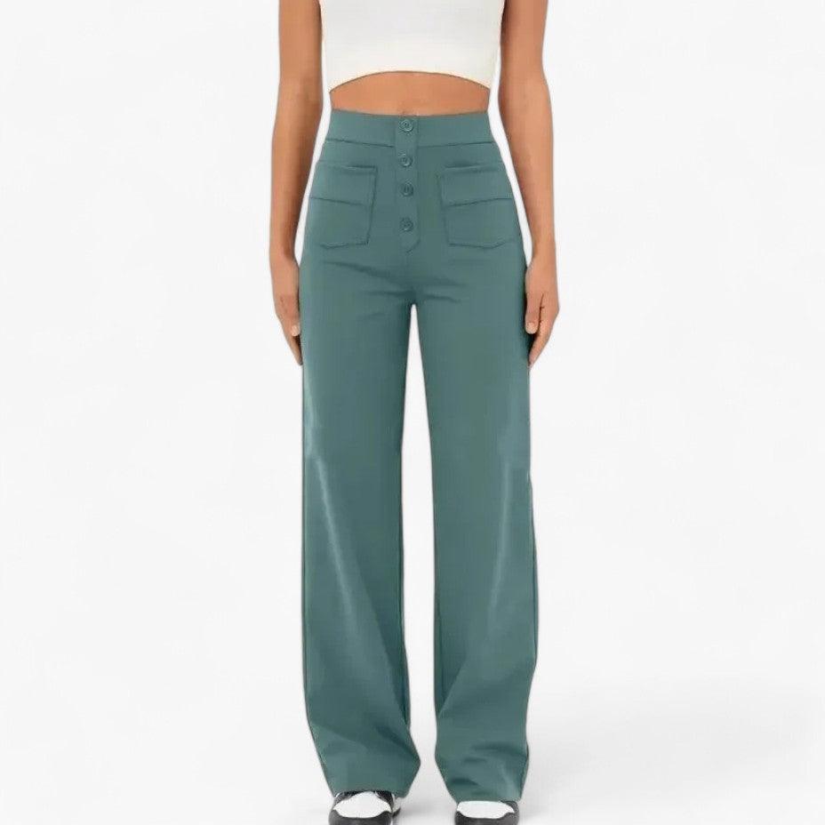 Comfortable and Shaping Elastic Pants for Women - WardrobeVogue