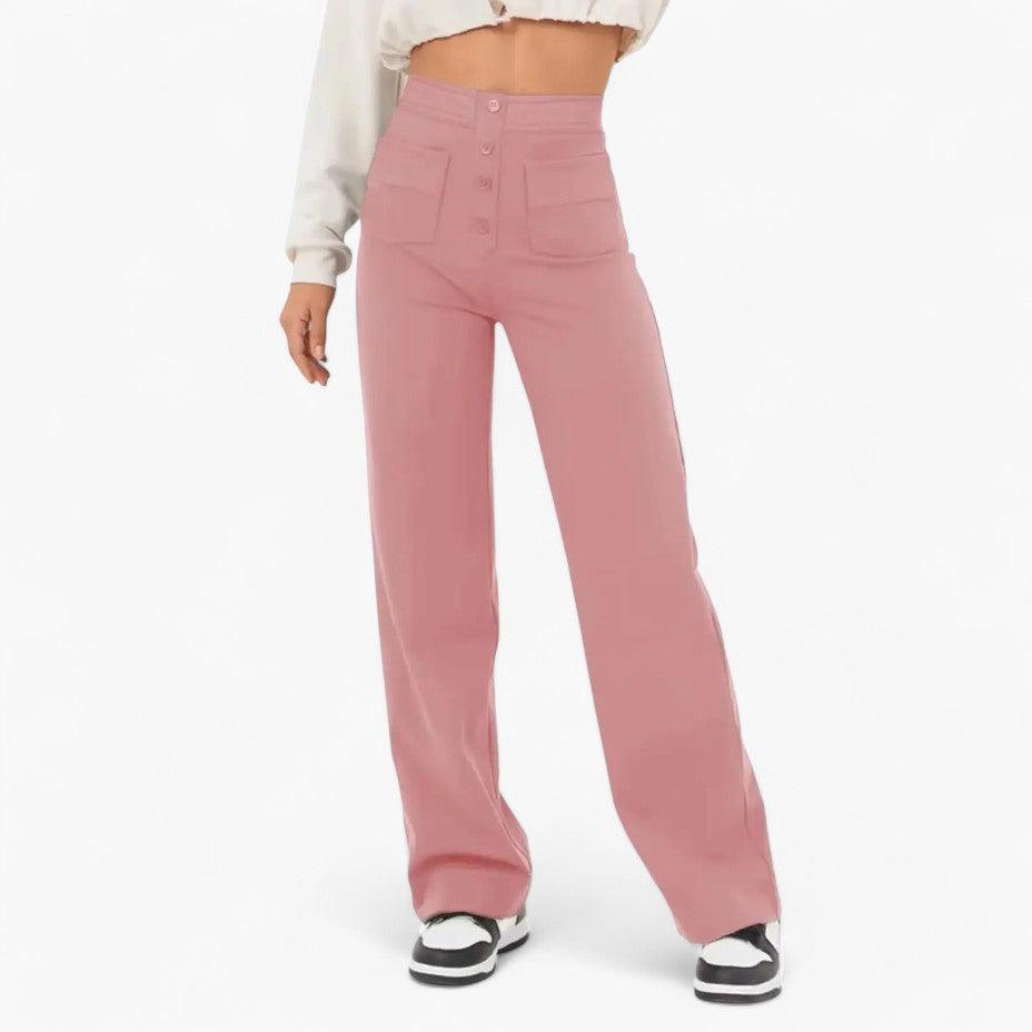 Comfortable and Shaping Elastic Pants for Women - WardrobeVogue